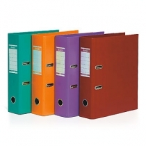 MAPE-REĢISTRS BANTEX STRONG LINE A4 80mm TUMŠI ZILA (BA141401)